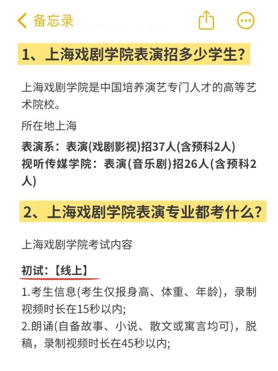 上戏啦：揭秘上海戏剧学院新一届招生大潮